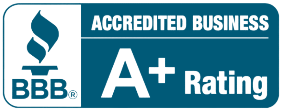 BBB Accredited Business, A+ rating